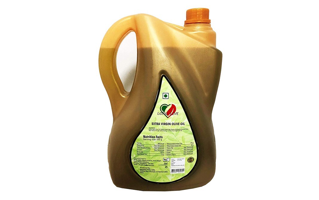 Long Live Extra Virgin Olive Oil    Plastic Jar  5.250 litre